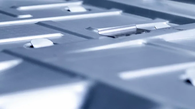 Detail eines Bauteils in der Prototypenfertigung